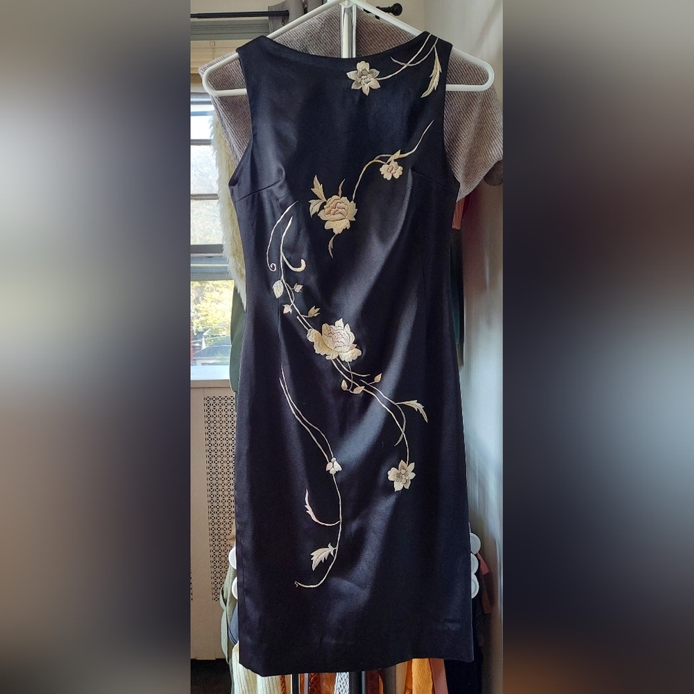 Embroidered Mandalay Sheath Dress
